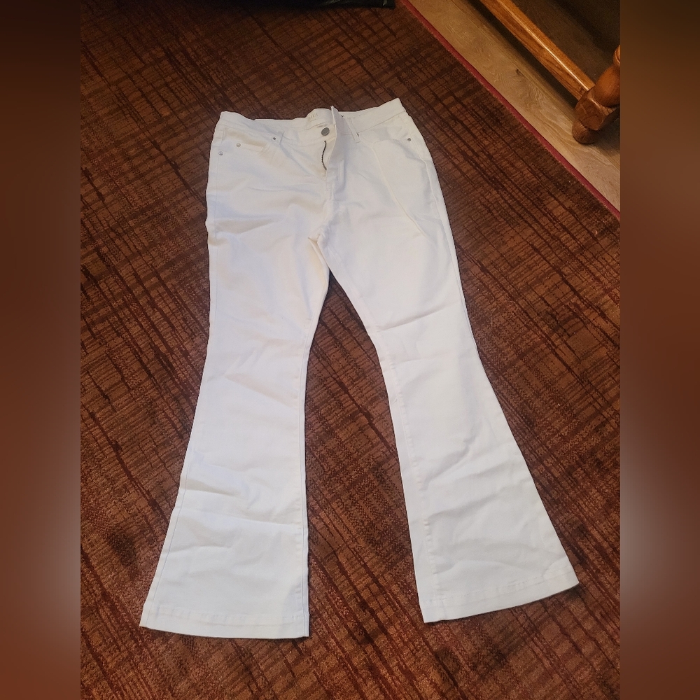 White Flared Jeans